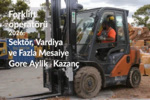 Forklift Operatörü Maaşı 2026: Sektör, Vardiya ve Fazla Mesaiye Göre Aylık Kazanç