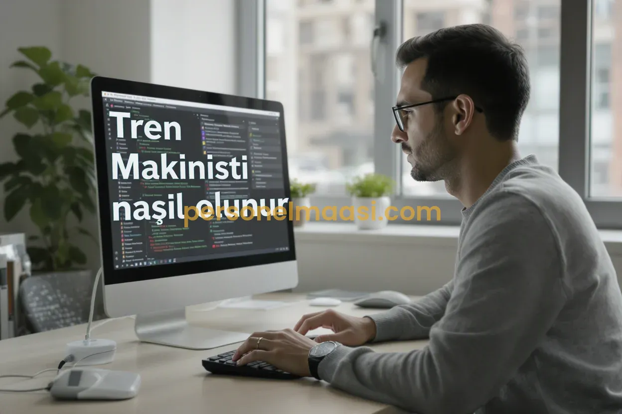 Tren Makinisti Nasıl Olunur? 2026 Maaşı, Eğitim ve İşe Giriş Şartları